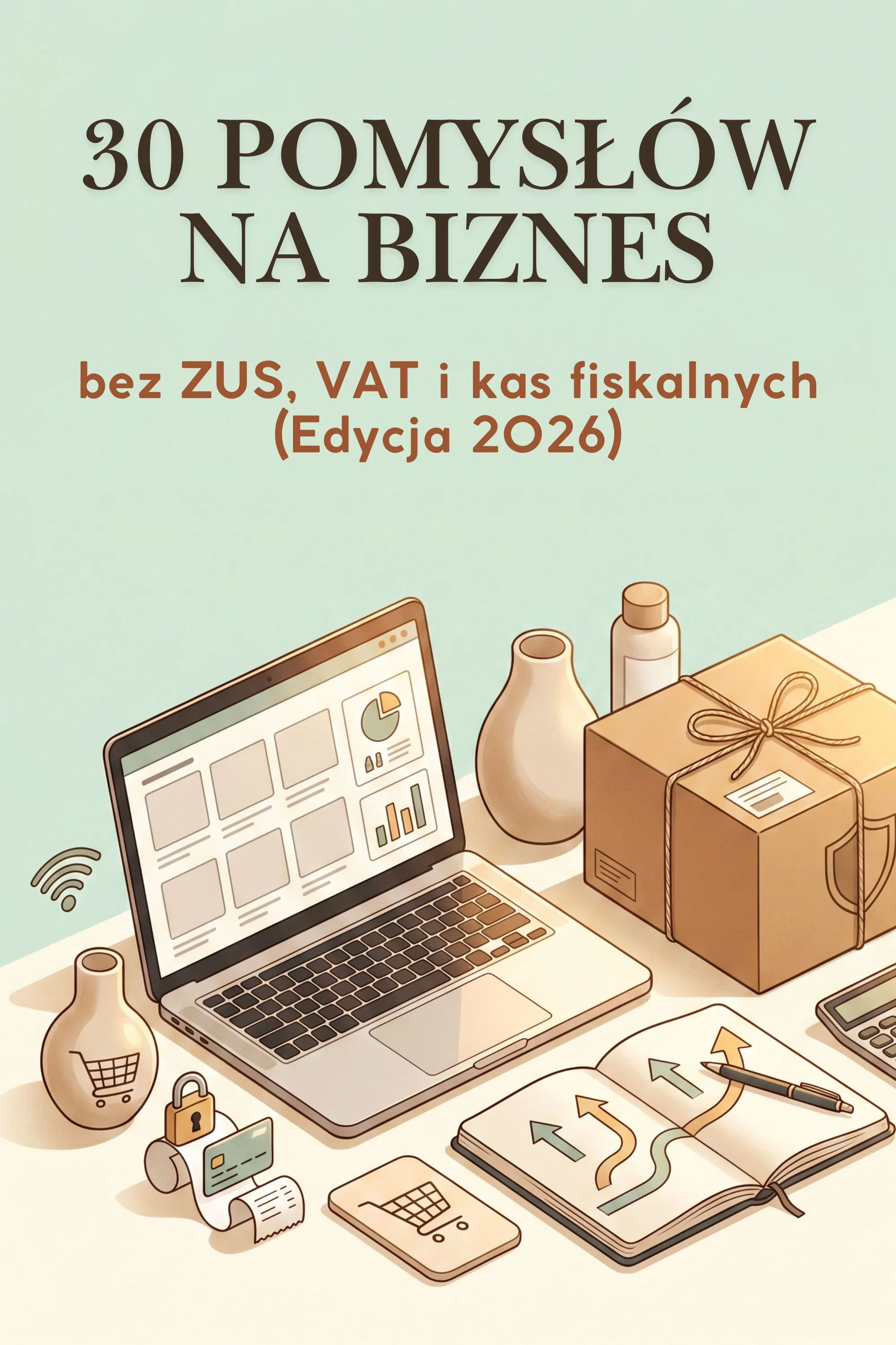 Okładka bonusu 30 pomysłów na biznes bez firmy
